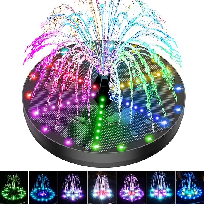 Primemaga Solar Glow Fountain