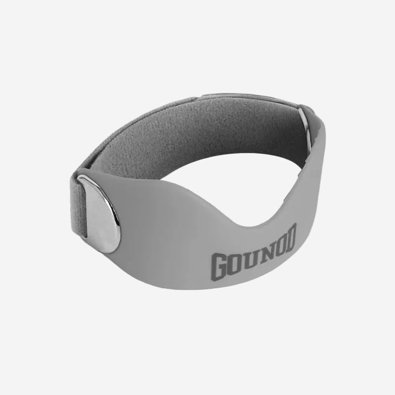 Gray headband with 'GOUNOD' branding on a white background