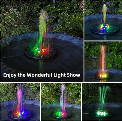 Primemaga Solar Glow Fountain