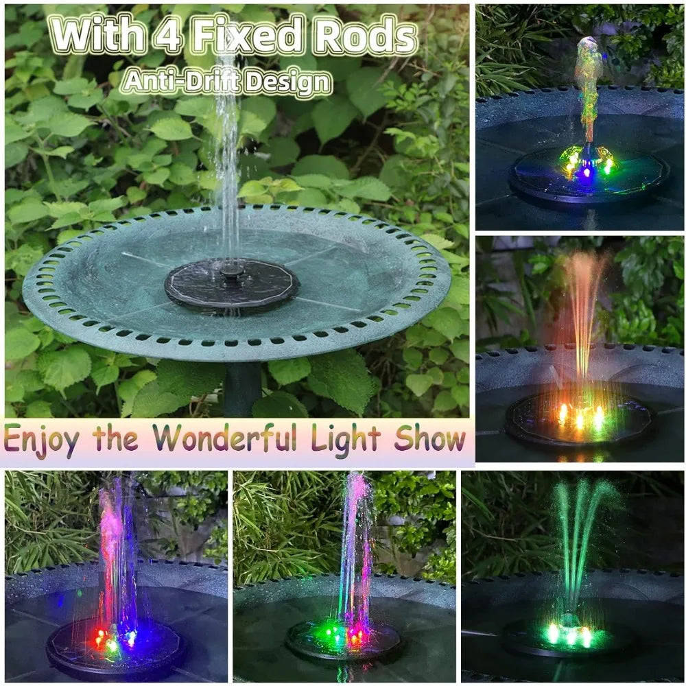 Primemaga Solar Glow Fountain