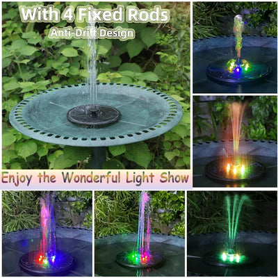 Primemaga Solar Glow Fountain