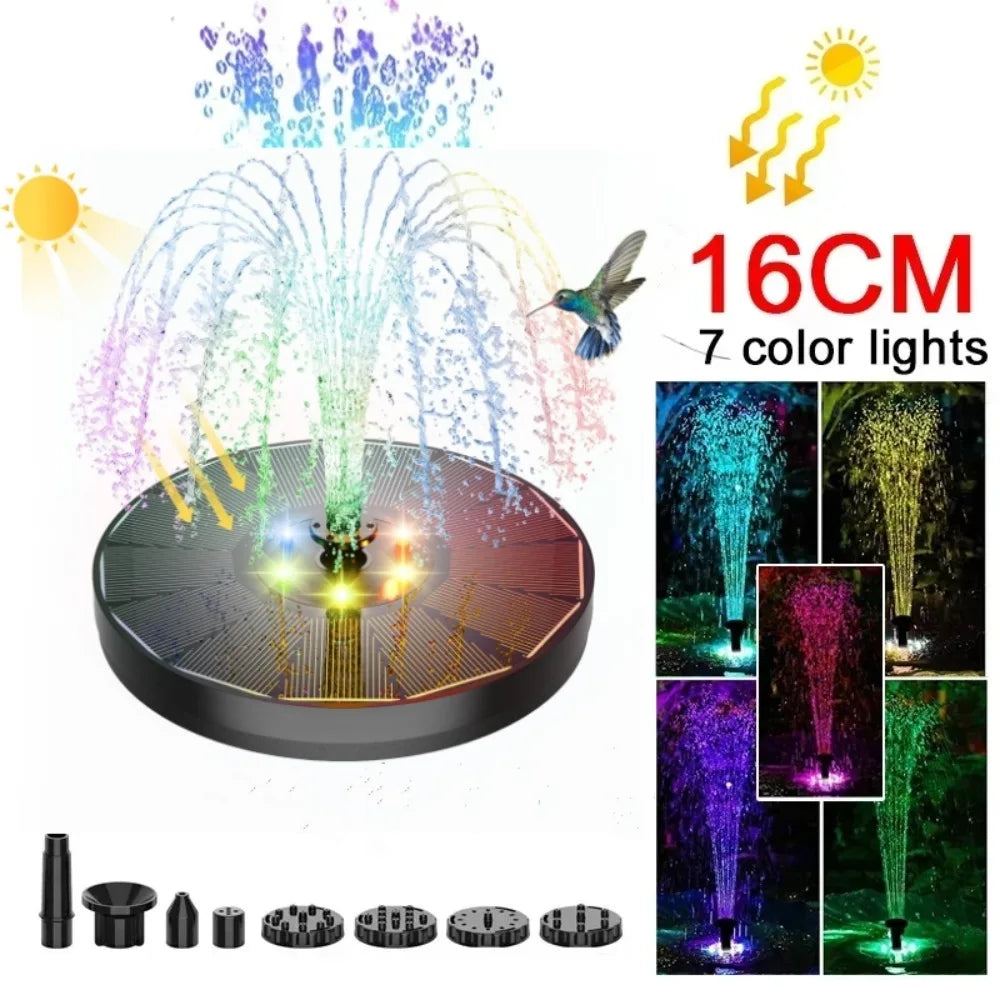 Primemaga Solar Glow Fountain