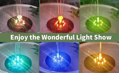 Primemaga Solar Glow Fountain