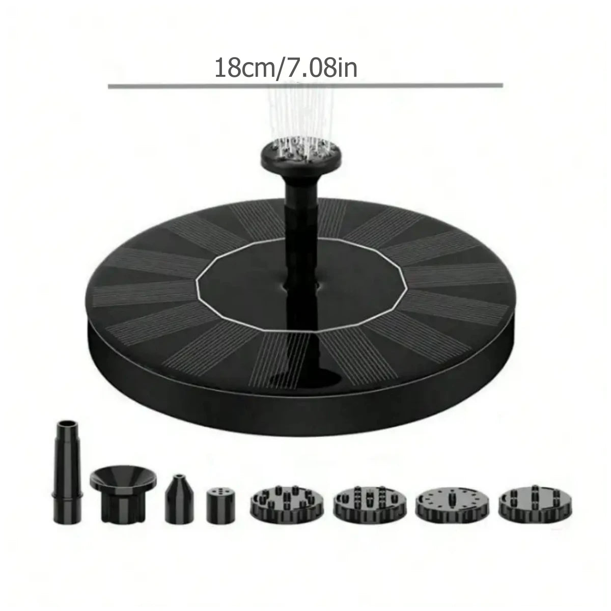 Primemaga Solar Glow Fountain