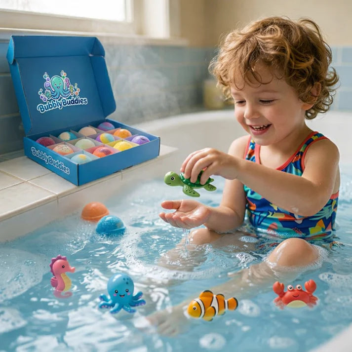 Primemaga Ocean Surprise Toy Bath Bomb Set
